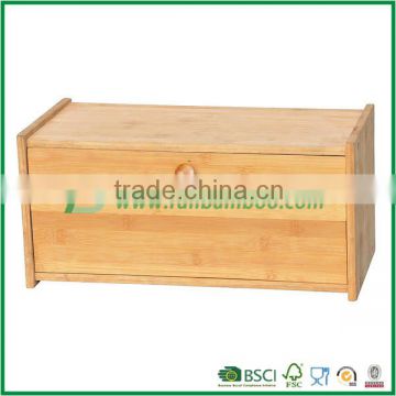 Elegant rectangle style Bamboo bread box