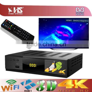 4k satellite receiver DVB-S2/T2/C Set top box Support Powervu. YouTube,play store app