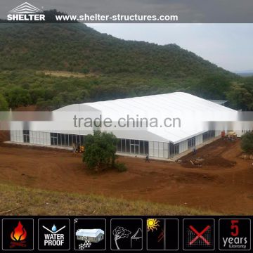 Durable Temporary building curved tent for event
