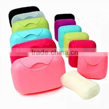 Portable and seal with lid soap box, used for traveling and outgoing
