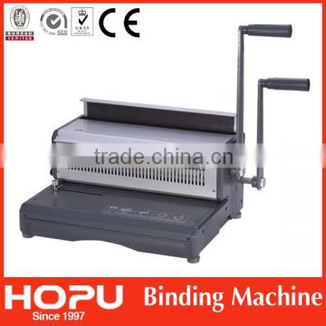 hardcover book binding machine wire-o binding machine metal spiral binding machine