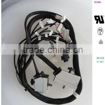 EDAC HAN onnector + Nylon braided tube+WAGO connector(Crimping+assembly) custom wiring harness customization,