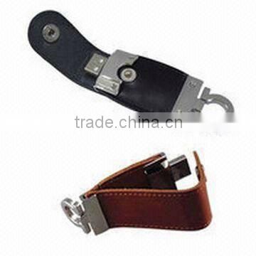 customized leather 2gb usb memory stick