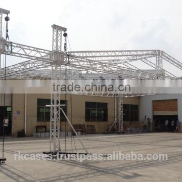 Outdoor Aluminum stage truss with roof
