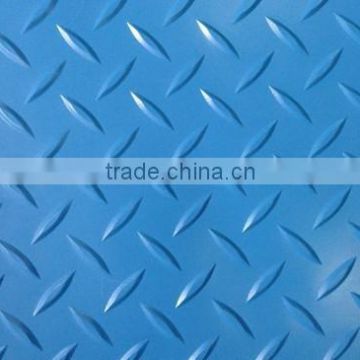 PVC plastic roll mats anti-slip mats/blue mats