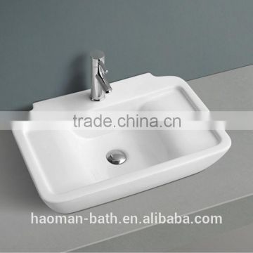 HM-A-14 rectangule art basin hot selling basin