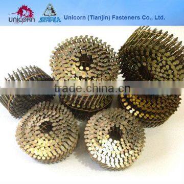 15 degree coil nail for wood pallet