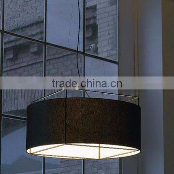 6.21 -45 Nordic restaurant fabric parchment Pendant lamp