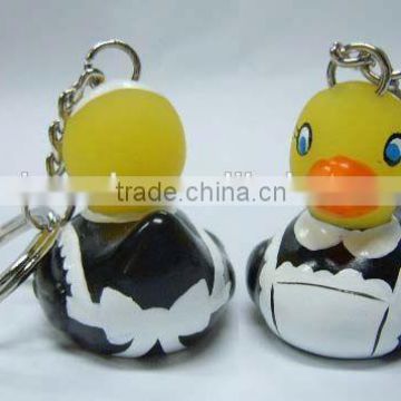 Promotion duck keychain gift