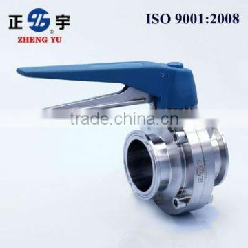 Sanitary Butterfly Valve clamped 304