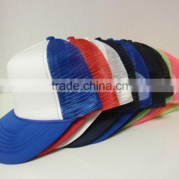 wholesale blank mesh 5 panel baseball cap