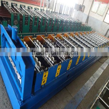 Colored cold steel roof sheet roll forming machine