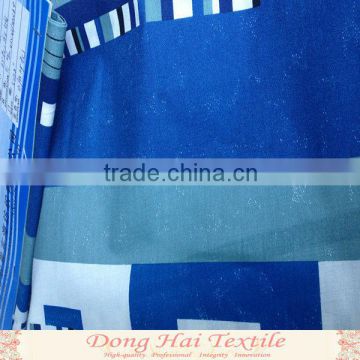 School T/C printed poplin fabric for students' bed sheeting