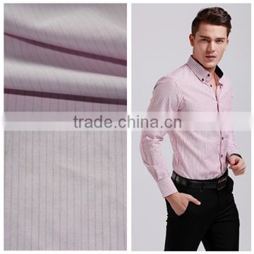 Polyester cotton yarn dyed striped fabric