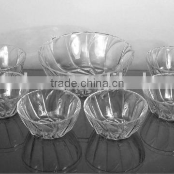 7 pcs Glass Bowls