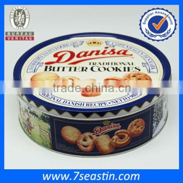 Food Garde Big Round Tin With Full Color Printing