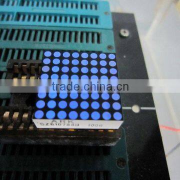 0.7 Inch 8*8 Dot Matrix LED Display Blue Color