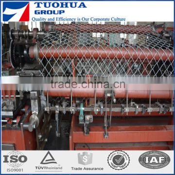 Double Wires Fully Automatic Chain link fence machine mesh size 25x25mm-120x120mm