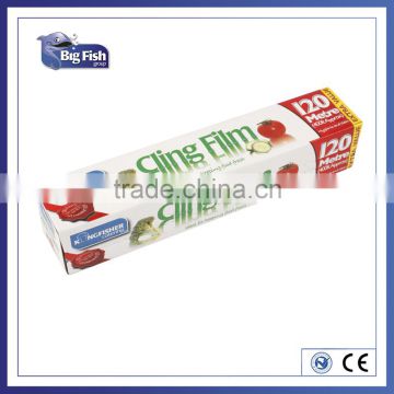 BPA free slider /plastic cutter PE cling film for food wrap