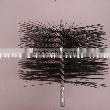 6" card wire square chimney brush