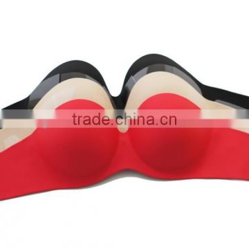 style secrets invisible push-up bra red strapless bra