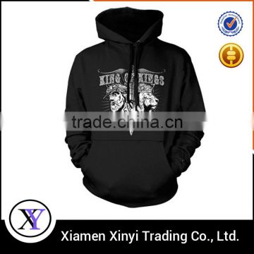 Low Price Custom Pure Color Thick Mens 100% Cotton pullover brand hoody