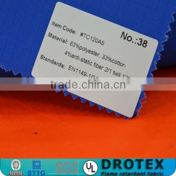 hot selling T/C 65/35 Anti-Static textile fabric