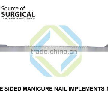 New Face Black Head Cleaners Nail Pushers/2-head STAINLESS STEEL CUTICLE PUSHER & NAILS Cuticle Remover Nail Pusher