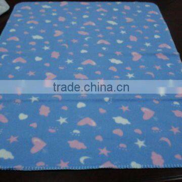 Rotary printing polar fleece children blanket