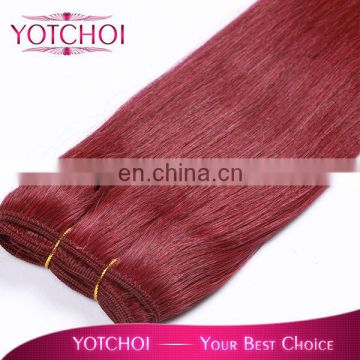 China High Quality Alibaba Hair Products,Wholesale Grade 7A Virgin Straight Hair, Red Brazilian Hair Bundles