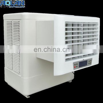 intelligent clean airflow 4000m3/h wall mounted evaporative air cooler