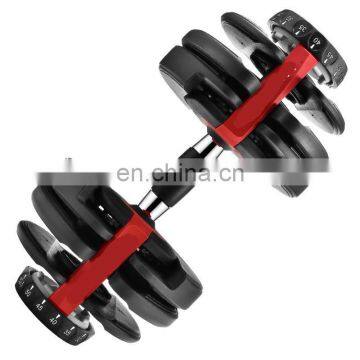 Custom Logo 24Kg Adjustable Dumbbells For Sale  Gym Dumbbells Lifting Training Weights Dumbbells