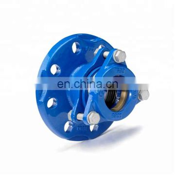 China PN16 di ductile cast iron restrained coupling for PE pipe
