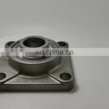 SF205 25mm Bore Stainless Steel Square Block Housing Bearing