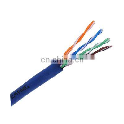 UTP FTP SFTP cat5e cable pass test pure copper CCA pull box package PVC LSZH