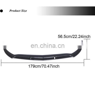 Honghang Factory Manufacture Car Parts Front Chin Lips, Glossy Font Bumper Lip Spoiler For W206 Sport C180 C200 C300 2019 2020
