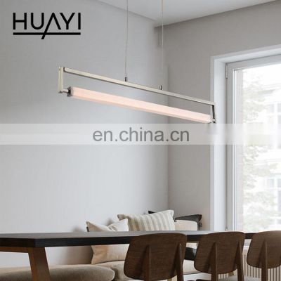 HUAYI Good Quality Nordic Style Bedroom Living Room Indoor Decoration Hanging Chandelier Pendant Lamp