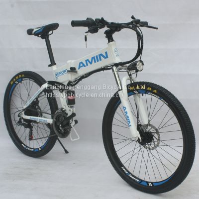 21speed 26inch Bicycle Aluminum Alloy Folding Electric Mountain Bike