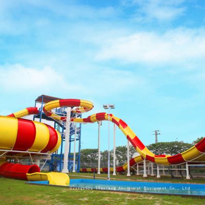 Large water slide equipment manufacturers supply glass water entertainment facilities suppliers