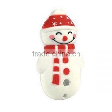 lovely christmas snowman usb flash drive,pvc usb flash drive,custom usb,free samples