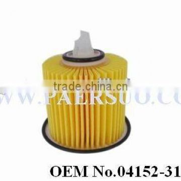 Used for Auto car oil filter for OEM NO. 04152-31090