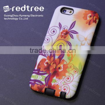 Customized Emboss 3D Full Printing Cover Two in One Phone Cover for Iphone 6s 6plus 7
