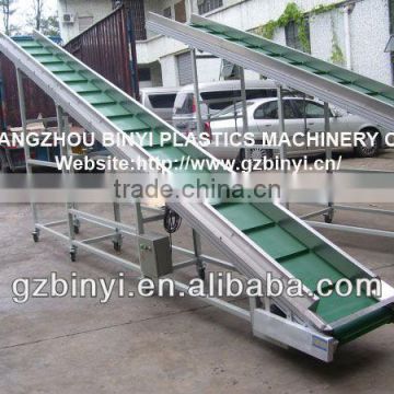 Material Conveying Inclined PVC Belt Conveyor China Plant