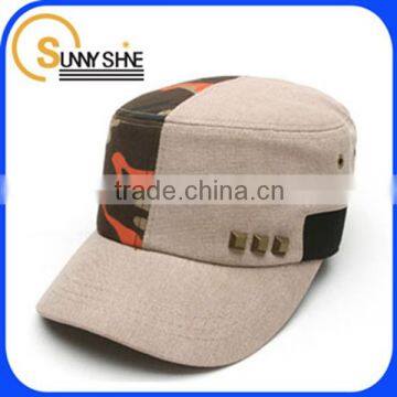 Sunny Shine customized beige baseball cap contrast color hat