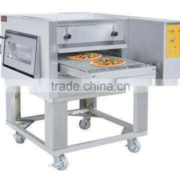 HOMAR superior computer Electric Convection Converyor Pizza Oven with truckles