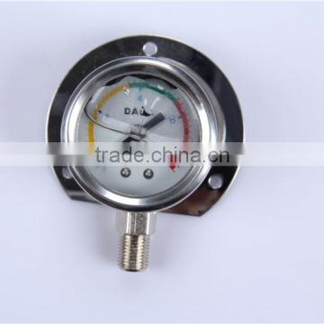 Hot sale products China easy to read 0-600 bar baumer pressure gauge