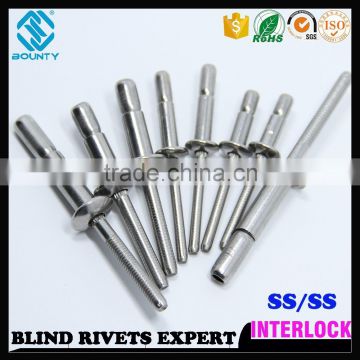 FACTORY HIGH QUALITY STRUCTURAL INTER-LOCK RIVETS