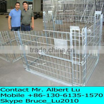 Stackable Wire Mesh Storage Cage