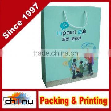 Art Paper White Paper, Paper Gift Shopping Promotion Bag (210049)