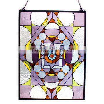 TW1824043, W18"H24" tiffany panel, hanging panel, tiffany windows, stained glass panel, stained glass windows